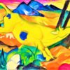 La Vache jaune - Franz Marc - Reproductions de tableaux et peintures haut de gamme