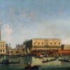 Venise / Palais des Doges / Peinture / C18 - Giovanni Antonio Canal - Reproductions de tableaux et peintures haut de gamme