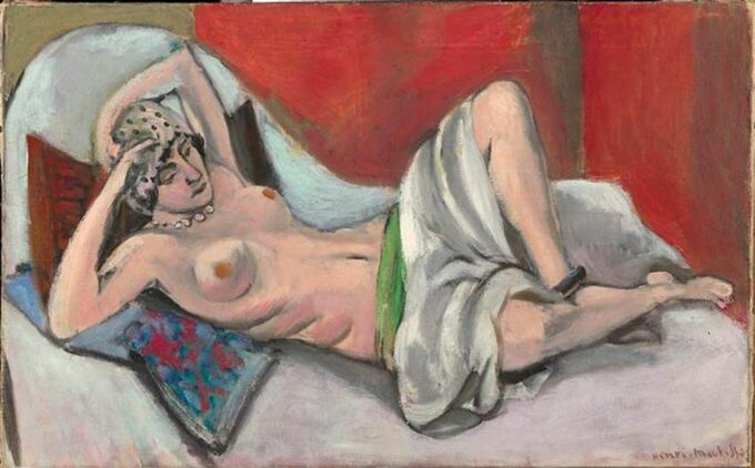 Reclining Nude with Drapery - Matisse