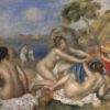 Trois filles baignant - Pierre-Auguste Renoir - Reproductions de tableaux et peintures haut de gamme