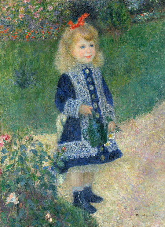 The Little Girl with the Watering Can - Pierre-Auguste Renoir