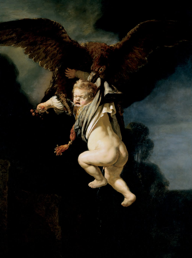 The Abduction of Ganymede - Rembrandt van Rijn