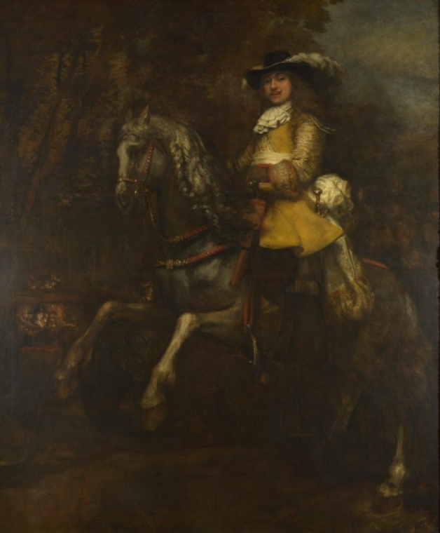 Portrait of Frederick Rihel on Horseback - Rembrandt van Rijn