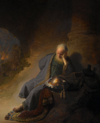 Lamentations of Jeremiah on the Destruction of Jerusalem - Rembrandt van Rijn