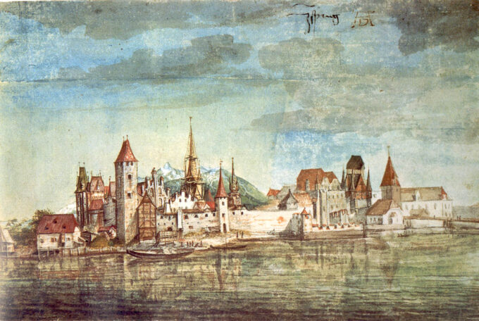 Innsbruck from the North - Albrecht Dürer