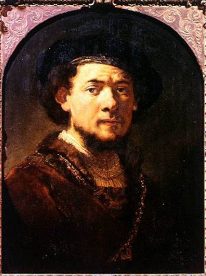 Portrait of a Man with a Gold Chain, or Self-Portrait with Beard - Rembrandt van Rijn