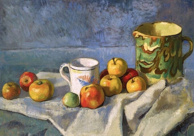 Still Life with Apples, a Cup, and a Pitcher – Paul Cézanne: High-Quality Oil Painting Reproduction