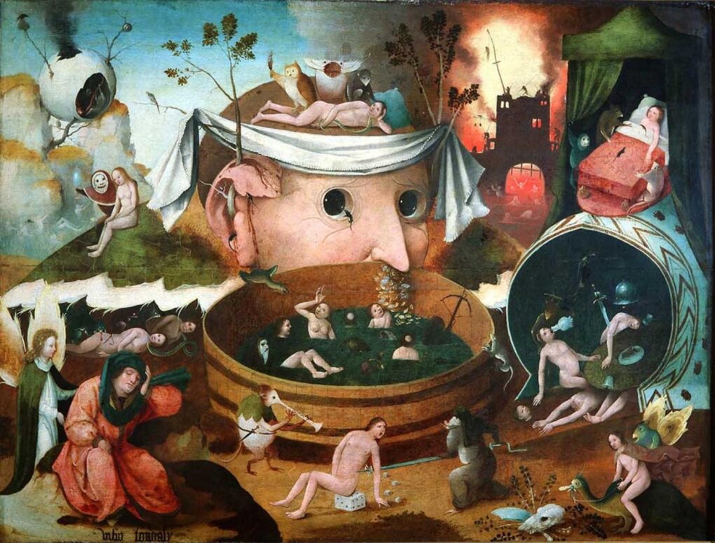 Détail de la vision de Tondal - Jérôme Bosch - Reproductions de tableaux et peintures haut de gamme