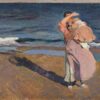 Pêcheuse avec son fils - Sorolla - Reproductions de tableaux et peintures haut de gamme