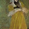 Portrait de May Belfort - Toulouse Lautrec - Reproductions de tableaux et peintures haut de gamme