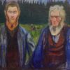 Père et fils - Edvard Munch - Reproductions de tableaux et peintures haut de gamme