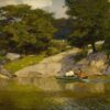 Boating in Central Park - Edward Henry Potthast - Reproductions de tableaux et peintures haut de gamme