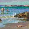 Low Tide - Edward Henry Potthast - Reproductions de tableaux et peintures haut de gamme