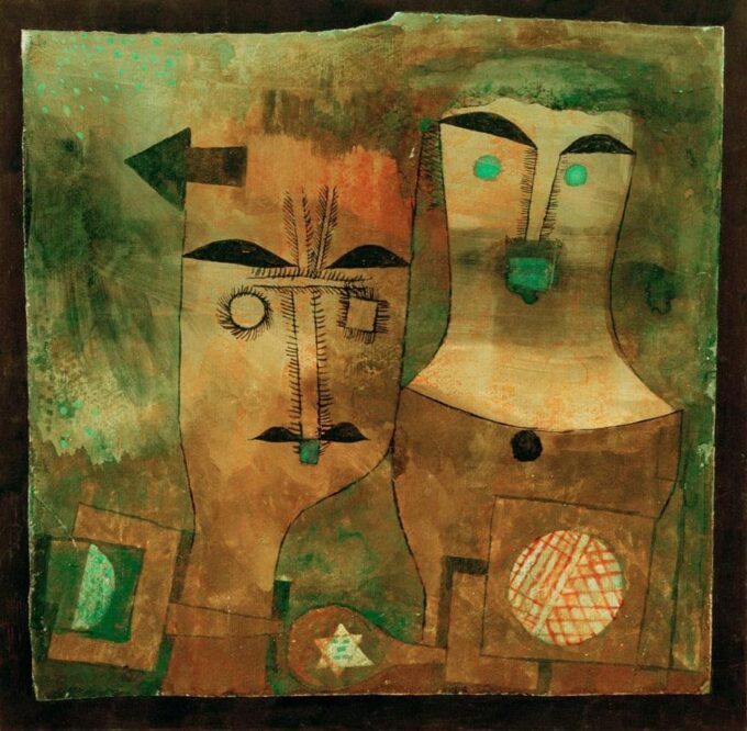 A Pair of Gods - Paul Klee