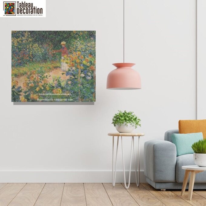 Tableau le jardin de Claude Monet - Reproductions de tableaux et peintures haut de gamme