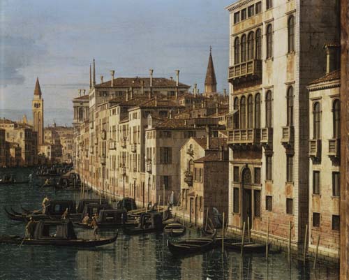 Entrance of the Grand Canal: View towards the west - Giovanni Antonio Canal