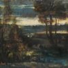 Paysage du soir - Gustave Courbet - Reproductions de tableaux et peintures haut de gamme