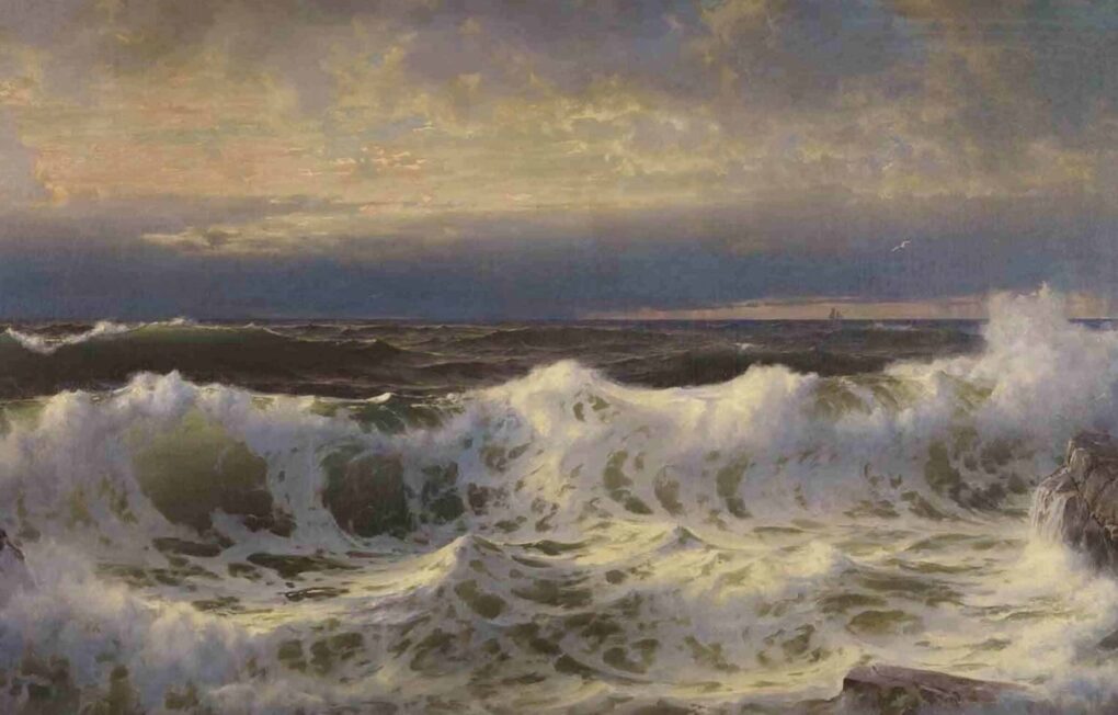 Le long des côtes - William Trost Richards - Reproductions de tableaux et peintures haut de gamme