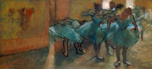 salle de répétition de ballet - Edgar Degas - Reproductions de tableaux et peintures haut de gamme