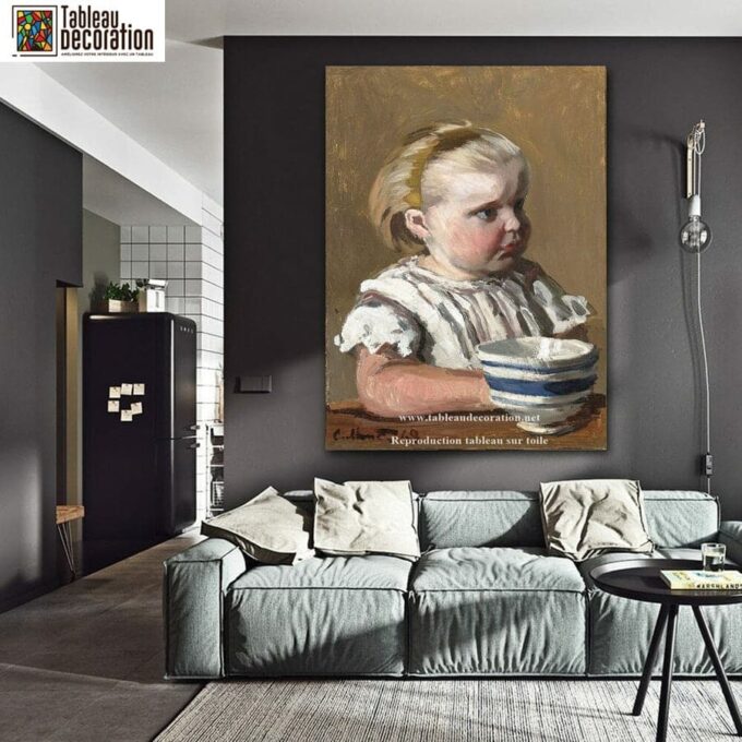 L'Enfant a la tasse - Tableau Monet - Reproductions de tableaux et peintures haut de gamme