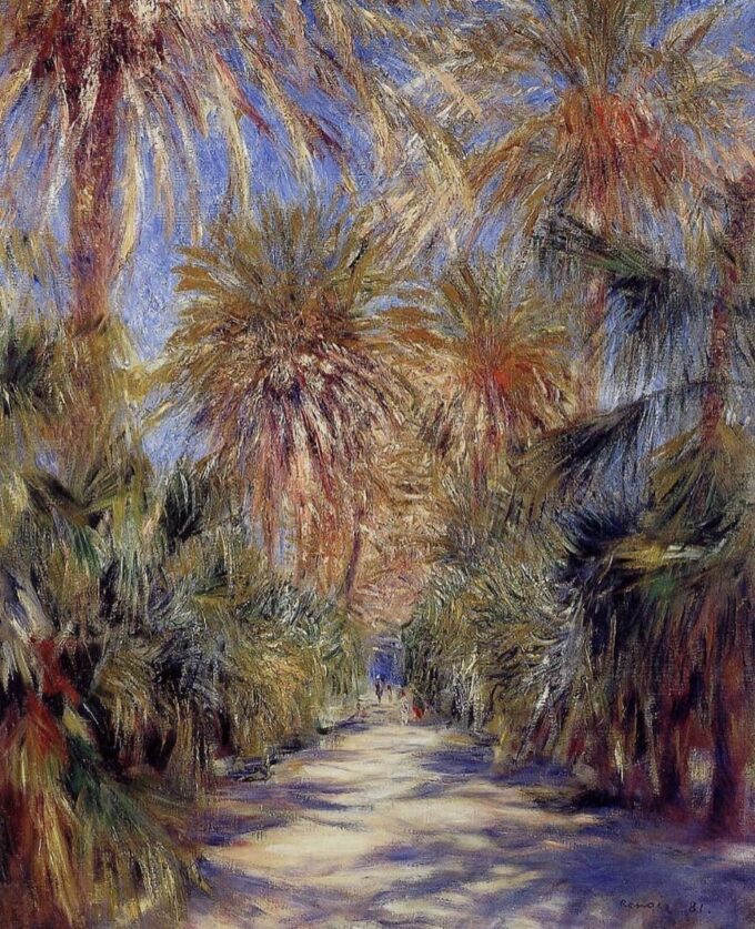 Alger The Test Garden - Pierre-Auguste Renoir