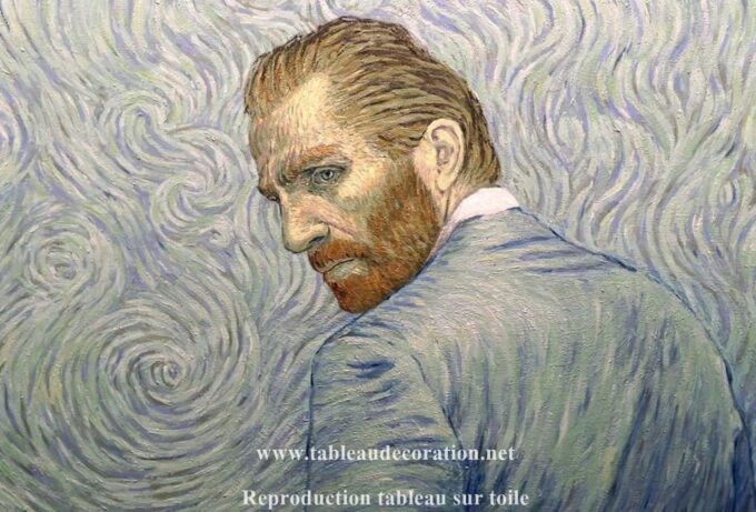 Tableau Van Gogh self portrait. 

Translation: Painting of Van Gogh self portrait