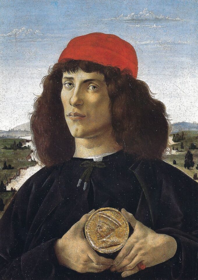 Portrait of a Stranger 1488 - Sandro Botticelli