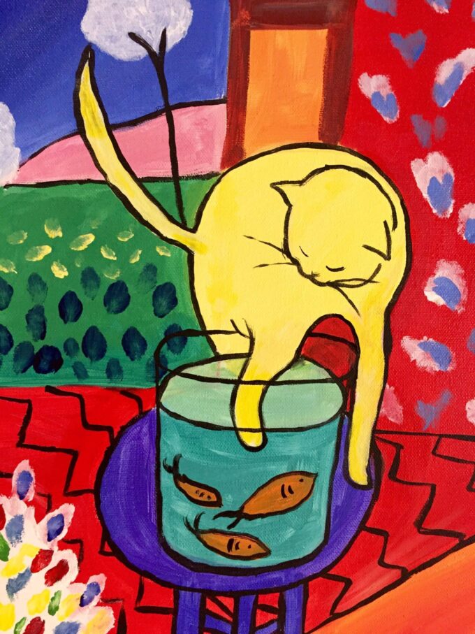 The Cat with Red Fish - Matisse