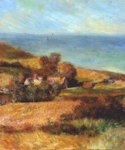 Vue de la côte près de Wargemont - Pierre-Auguste Renoir - Reproductions de tableaux et peintures haut de gamme