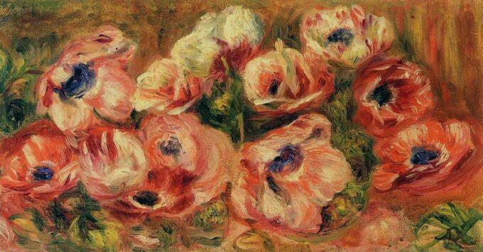 Anemones II - Pierre-Auguste Renoir