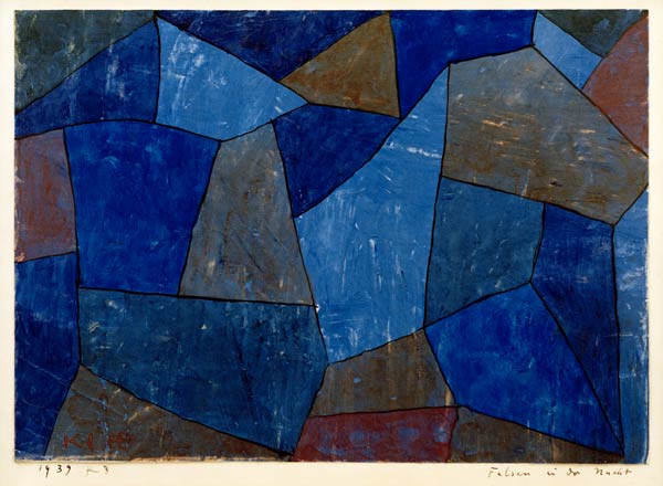 Cliffs at Night - Paul Klee