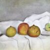 Un fruit sur un linge - Paul Cézanne - Reproductions de tableaux et peintures haut de gamme