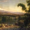 Personnages dans un paysage d'Équateur - Frederic Edwin Church - Reproductions de tableaux et peintures haut de gamme