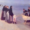 Pêcheurs à Skagen - Peder Severin Kroyer - Reproductions de tableaux et peintures haut de gamme