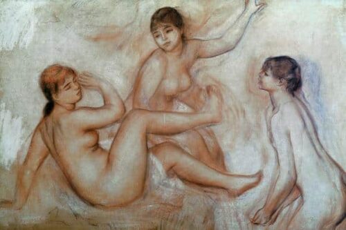 Baigneurs - Pierre-Auguste Renoir - Reproductions de tableaux et peintures haut de gamme