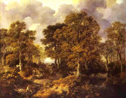 Forêt (Bois de Cornard) - Thomas Gainsborough - Reproductions de tableaux et peintures haut de gamme