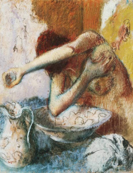 Young Woman with Toilette - Edgar Degas