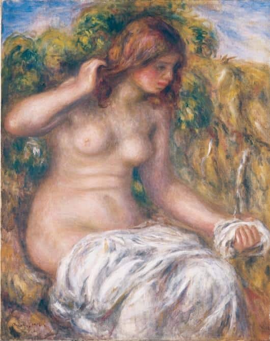 The Woman of Spring - Pierre-Auguste Renoir