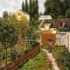 Chemin de jardin à Louveciennes - Alfred Sisley - Reproductions de tableaux et peintures haut de gamme