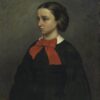 Portrait de Mademoiselle Jacquet - Gustave Courbet - Reproductions de tableaux et peintures haut de gamme