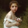 Bouquet de filles - William Bouguereau - Reproductions de tableaux et peintures haut de gamme