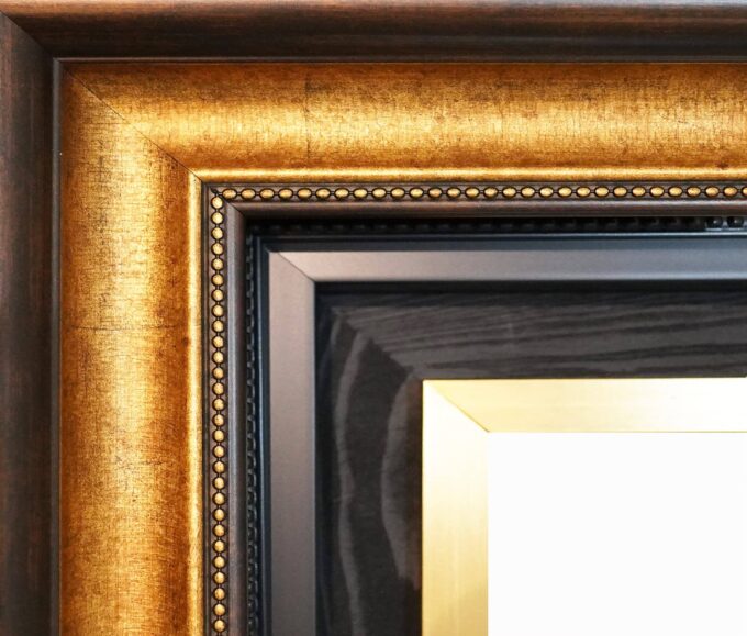 Gold diana frame