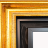 Cadre golden noir - Reproductions de tableaux et peintures haut de gamme