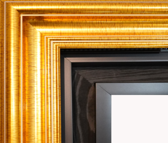 Black and Gold Frame