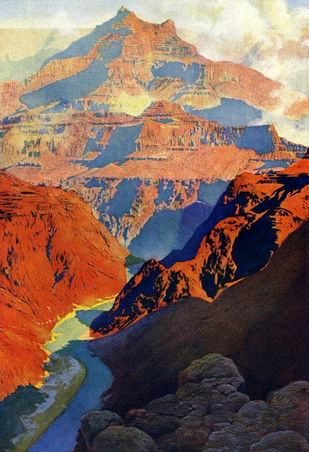 The Grand Canyon - Maxfield Parrish