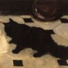 Le chat de Green - John Sloan - Reproductions de tableaux et peintures haut de gamme