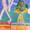 Vase de capucines avec danse - Matisse - Reproductions de tableaux et peintures haut de gamme