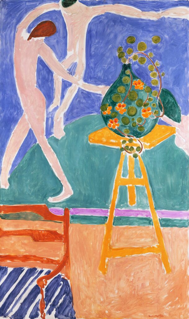 Vase of nasturtiums with dance - Matisse