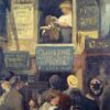 Fenêtre du salon de coiffure - John Sloan - Reproductions de tableaux et peintures haut de gamme