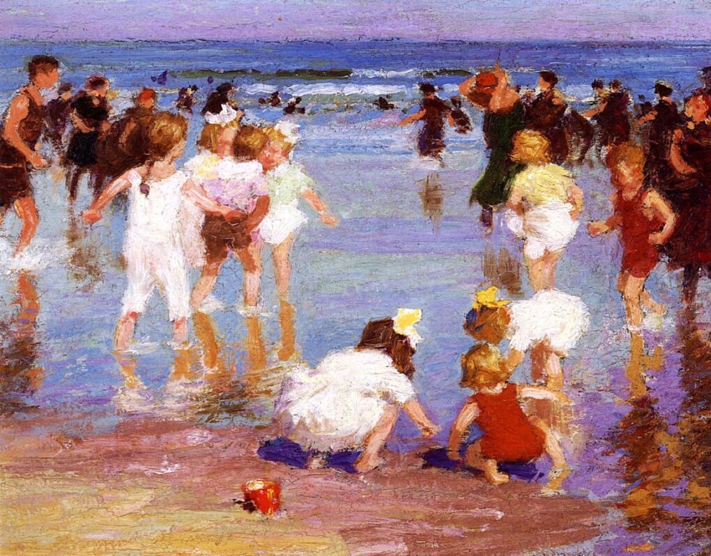 Happy Days - Edward Henry Potthast - Reproductions de tableaux et peintures haut de gamme